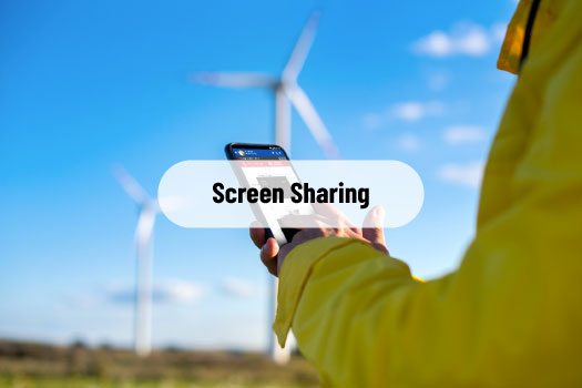 Screen sharing