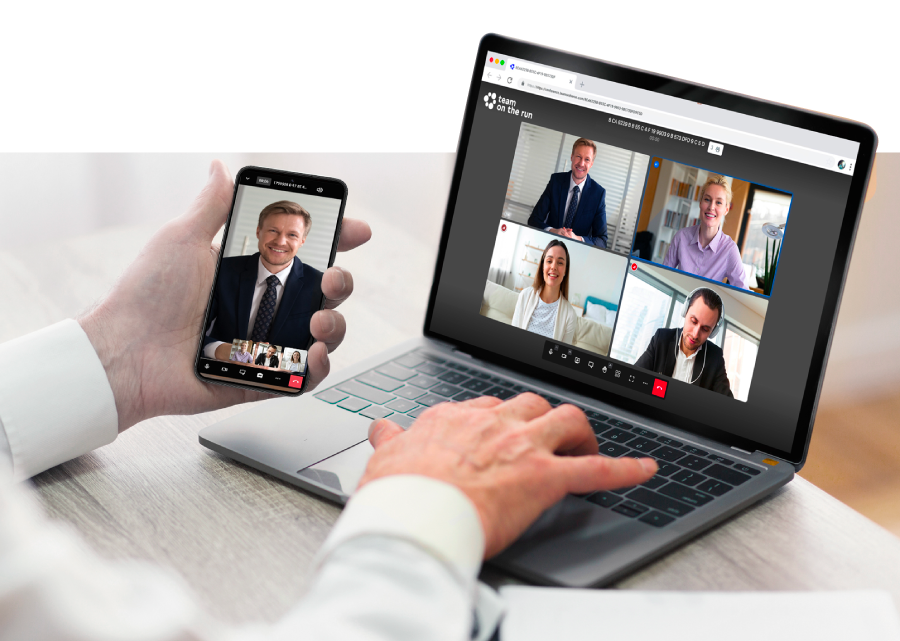 Team on the run Web and mobile solution