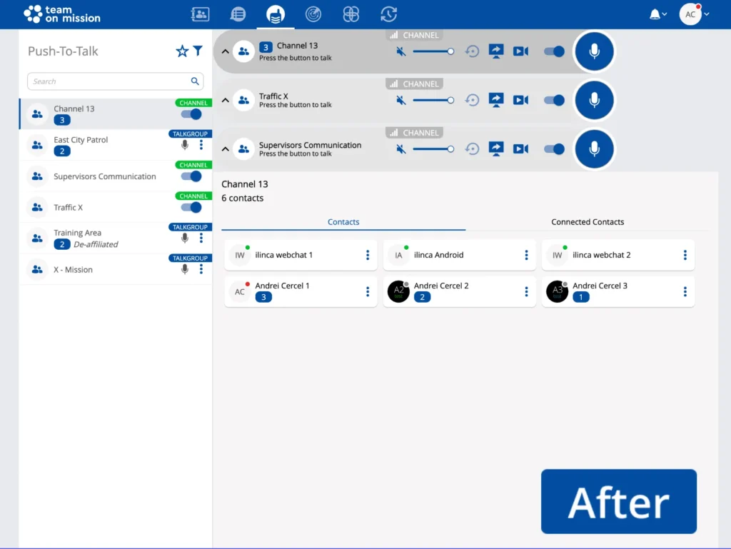 Screenshot of a webchat interface, version 4.3.