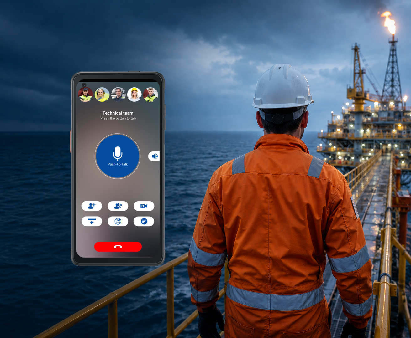 Communicate securely in real time