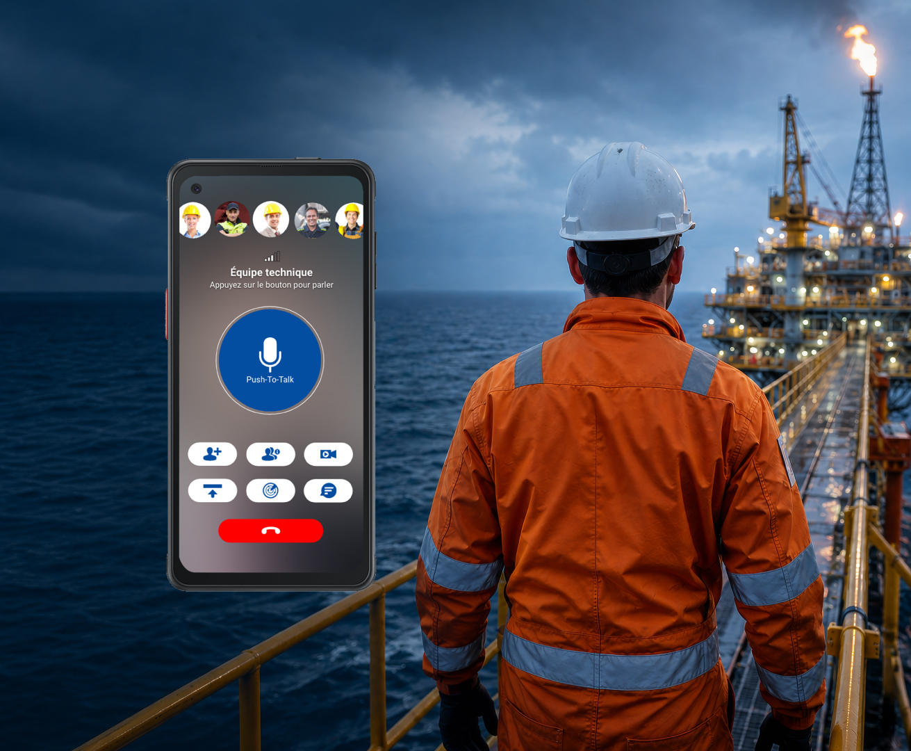 Communicate securely in real time